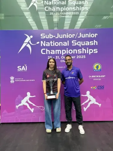 With first successful step in women's section, young squash player Anika Dubey is all set to chase her dreams 