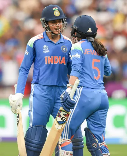 How Did Mandhana and Rawal Lead India to 340/3?