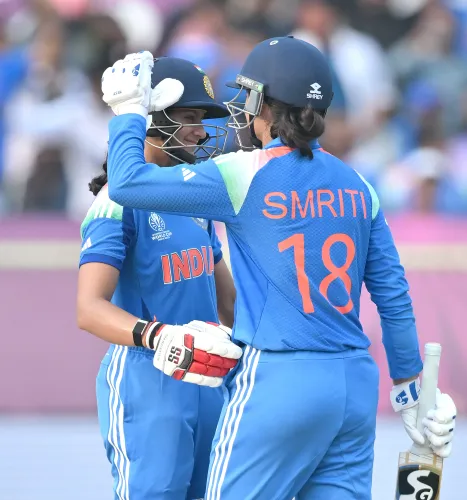 How Did Smriti and Pratika's Fifties Propel India to 330 Against Australia?
