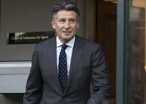 Is World Athletics Boss Coe Celebrating the Debut of the Mixed 4x100m Relay?