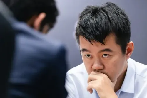 World Chess Championship: Ding Liren Triumphs Over Gukesh, Scores Tied at 6-6