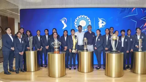 Did the World Cup-winning Indian blind women’s team visit BCCI headquarters?