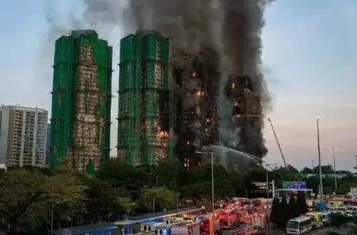 क्या शी चिनफिंग ने हांगकांग अग्निकांड पर संवेदना व्यक्त करते हुए न्यूनतम नुकसान की मांग की?