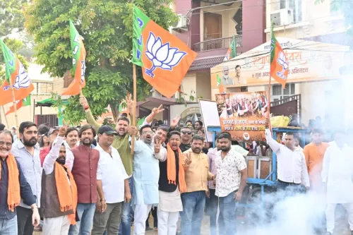 बंगाल-असम-पुडुचेरी जीत पर झारखंड BJP का जश्न, मरांडी बोले — 'TMC के गुंडा राज का अंत'