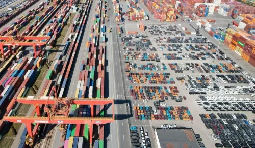 यांग्त्जी डेल्टा में समुद्री-रेल परिवहन ने तोड़ा रिकॉर्ड, 10 लाख TEU का आंकड़ा 14 दिन पहले पार