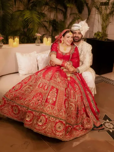 Aanchal Singh's bridal look: How her mother's wish shaped her red lehenga