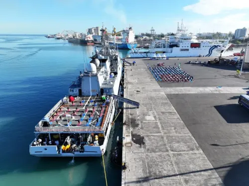 What Were the Highlights of INS Teg's Visit to Mauritius?