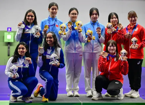 Asian Games 2026: India's women's 10m air rifle team wins silver, opens medal tally