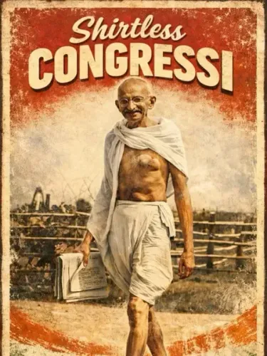 Did Youth Congress Justify Its Protest with Gandhi's Image?