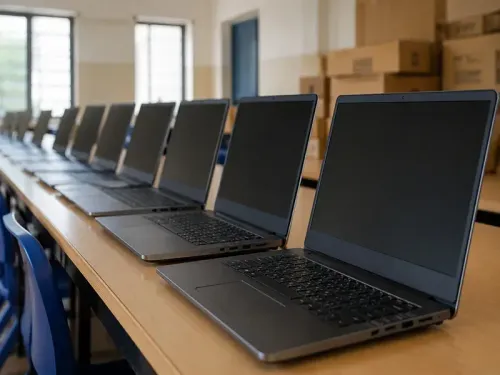 YSRCP alleges ₹112 crore scam in AP laptop procurement for schools