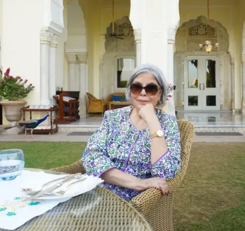 Zeenat Aman explores Jaipur's markets, high tea at Rambagh Palace