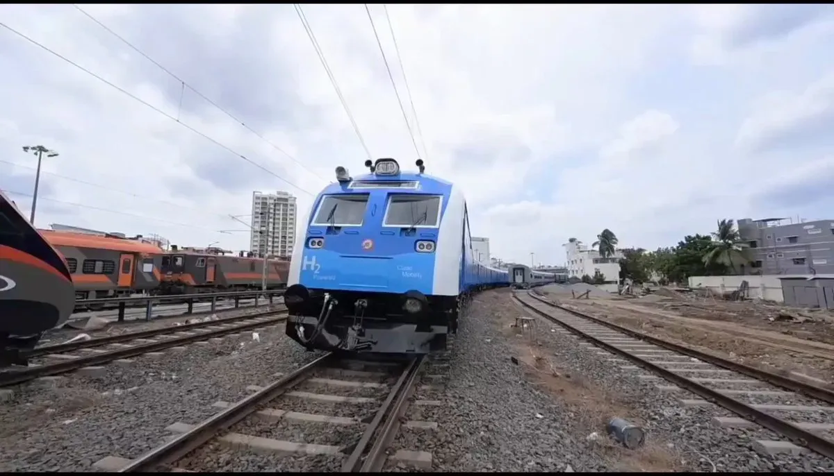 Smriti Irani hails India's first hydrogen train flag-off by PM Modi