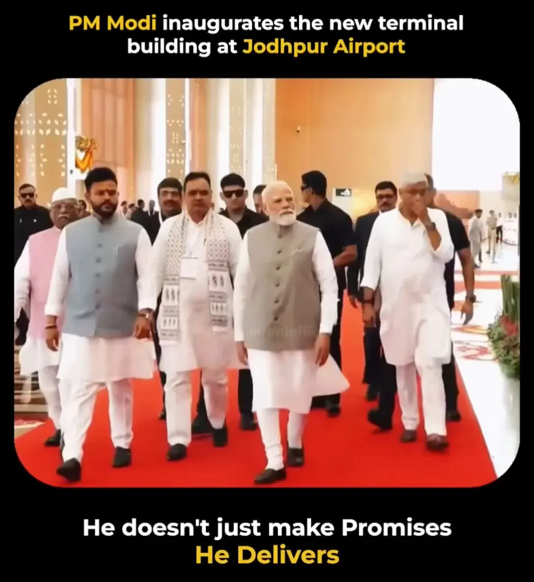 Smriti Irani Hails PM Modi's Jodhpur Airport Terminal Launch