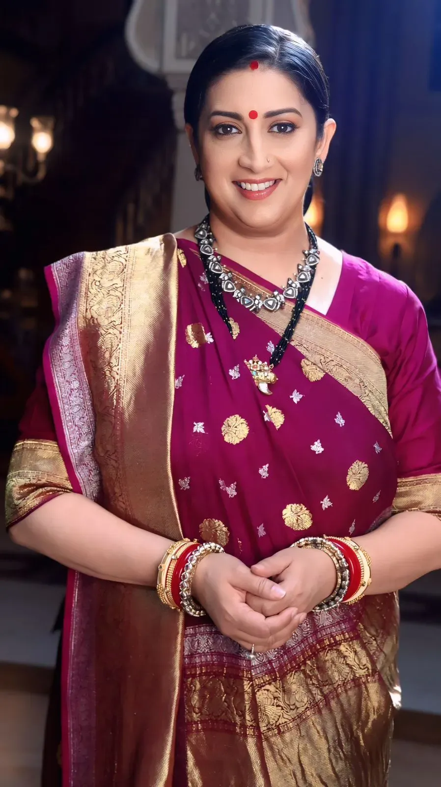 Is Smriti Irani Ready to Shine in Gaurang Shah's Weaves for 'Kyunki Saas Bhi Kabhi Bahu Thi 2'?