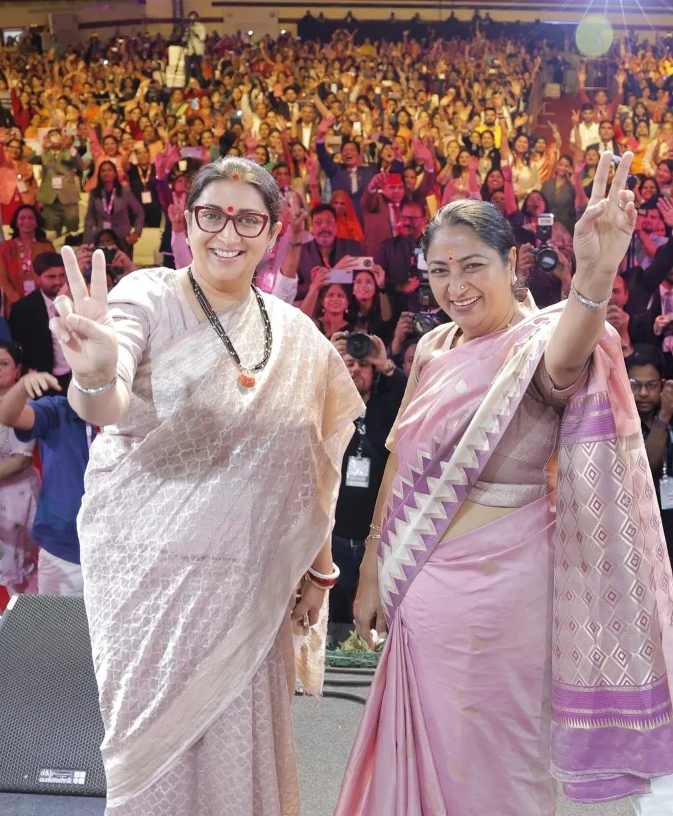 Smriti Irani wishes Delhi CM Rekha Gupta on birthday