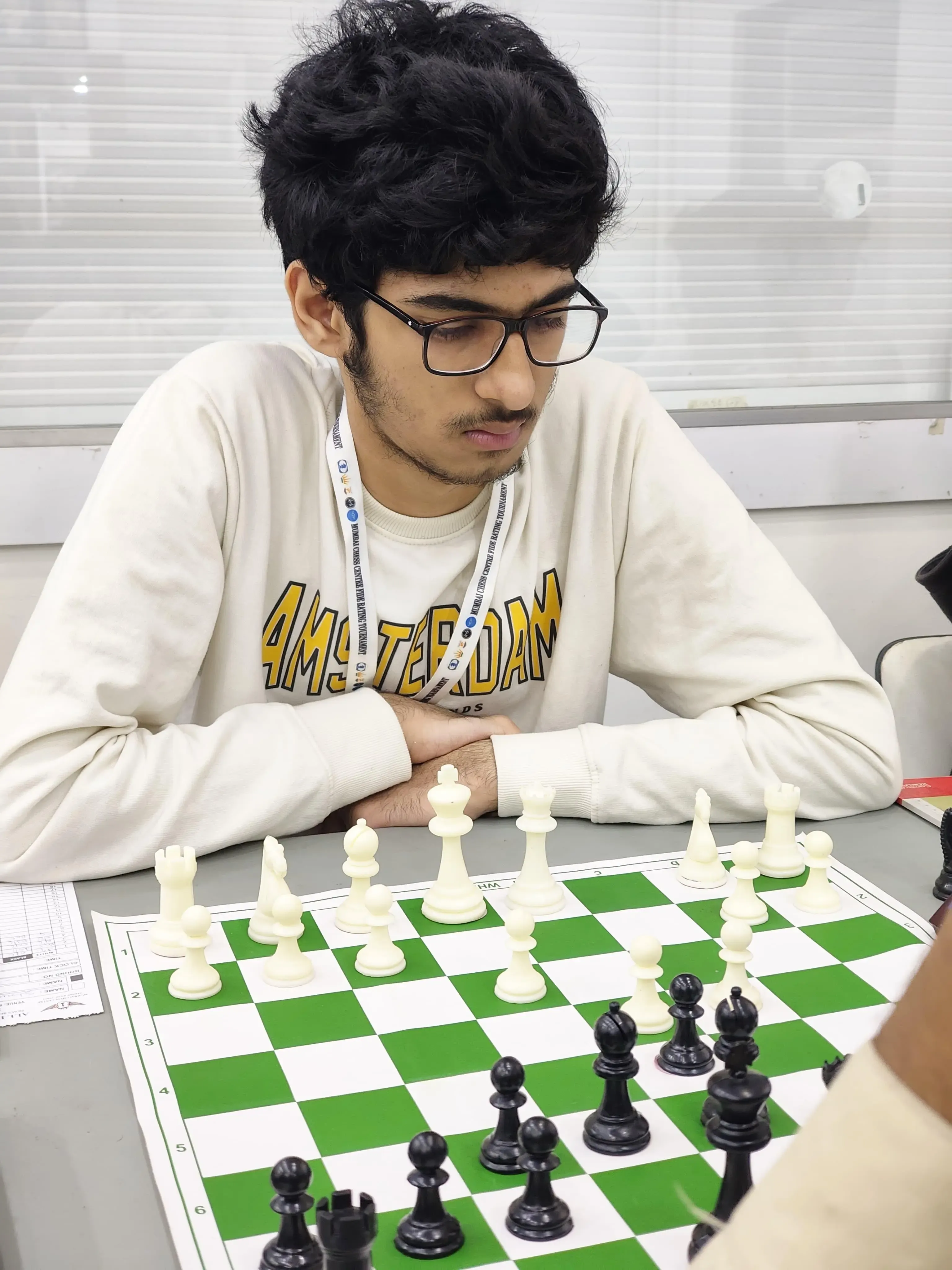 Shreyansh Somaiya Halts Palaash Mapara's Winning Streak in All India Chess Masters