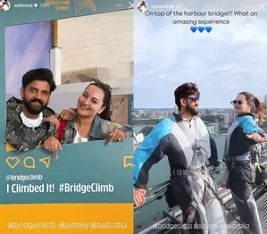 Sonakshi, Zaheer had an ‘amazing experience’ after making it on top of Sydney Harbour Bridge 