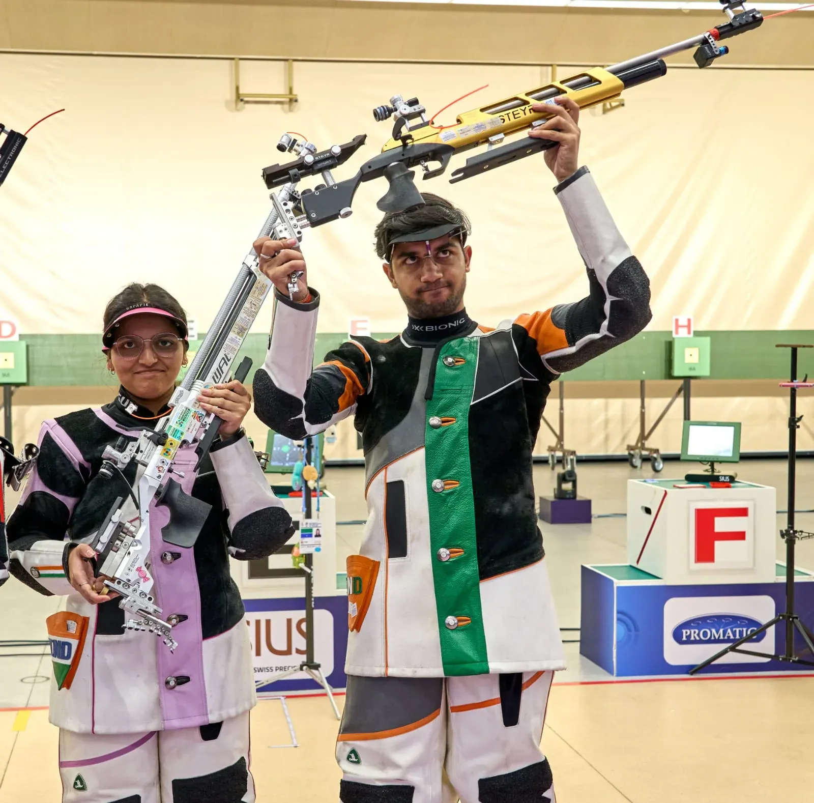 Sonam Maskar, Himanshu Dhillon win bronze in 10m Air Rifle Mixed Team at ISSF WC Hangzhou