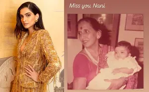 Sonam Kapoor Remembers Fond Times with Her Nani in a Unique Throwback Photo