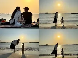 Sonam Kapoor reflects on life's journey as she spends a serene
 weekend by the sea with family