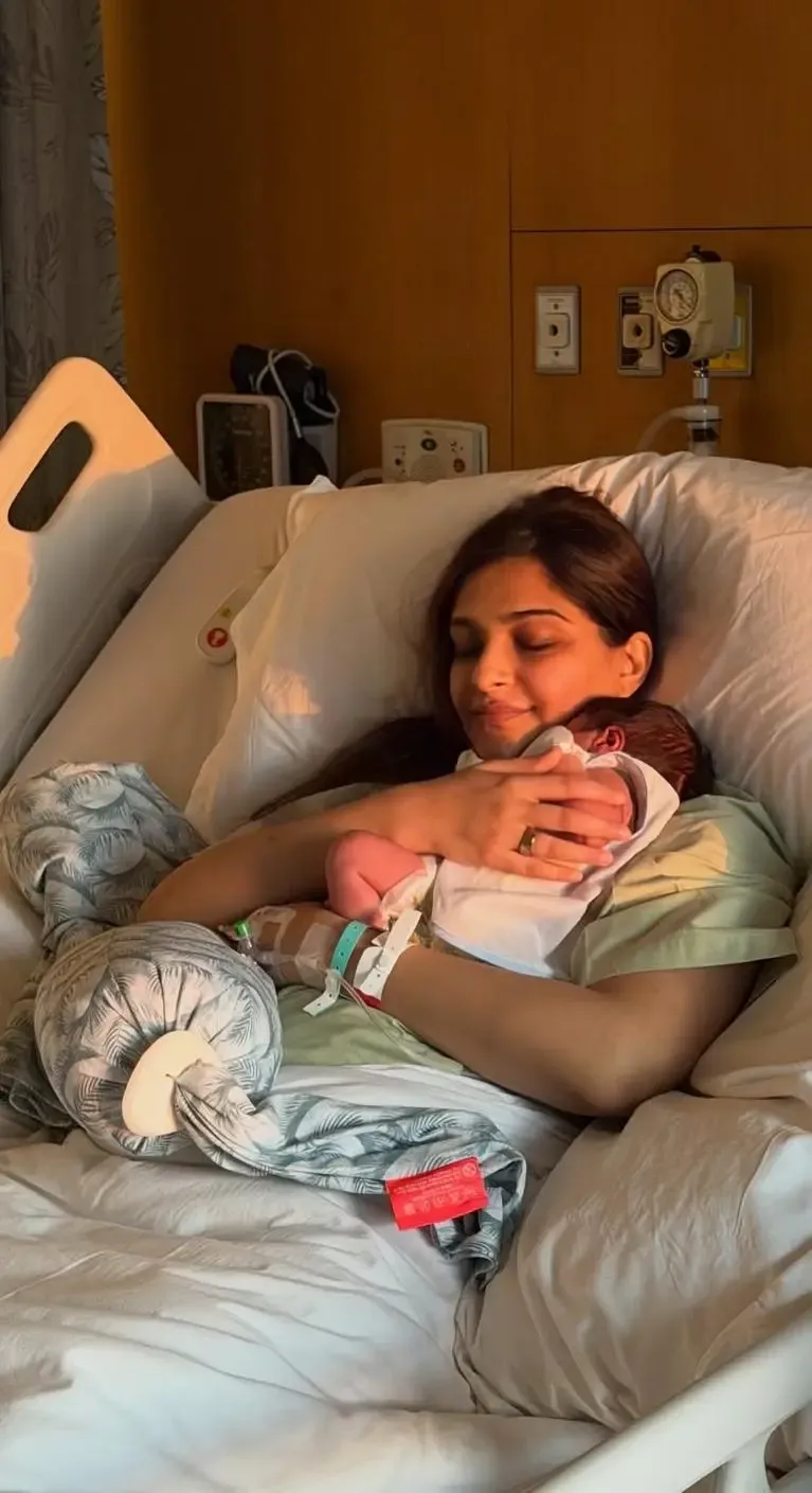 Sonam Kapoor Posts Heartwarming First Photo with Newborn from Hospital