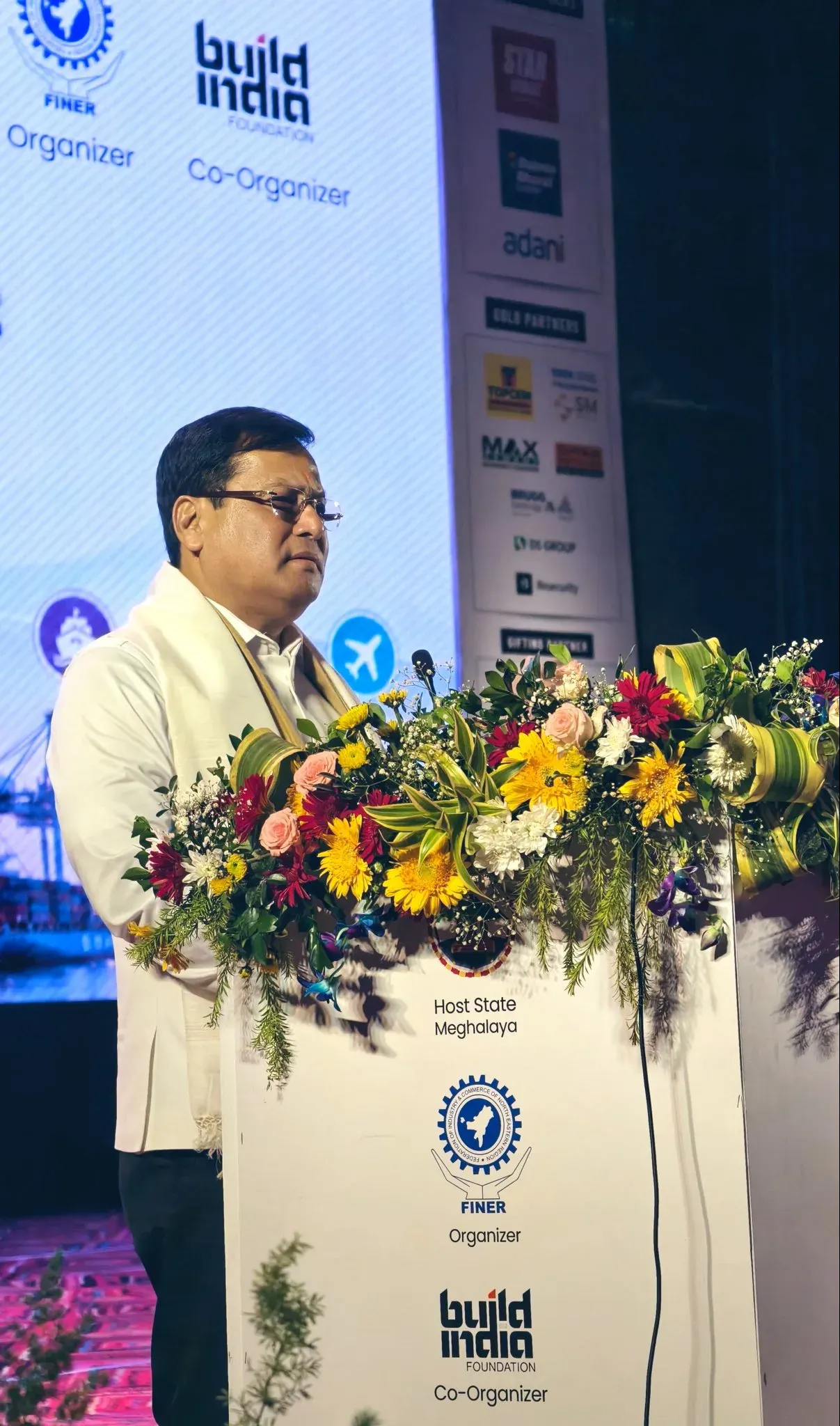 Sonowal addresses NE India Infrastructure Summit in Shillong