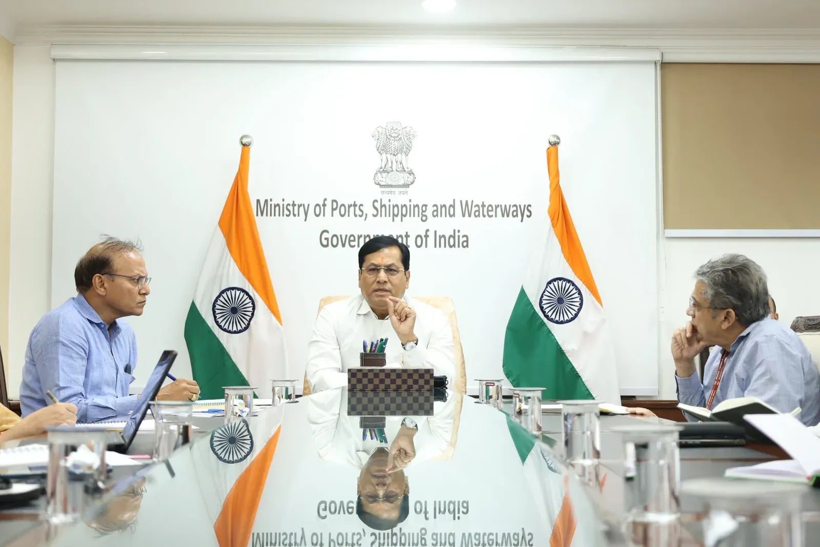 Sonowal Chairs Port Ministry Review, Announces Maritime Reform Utsav