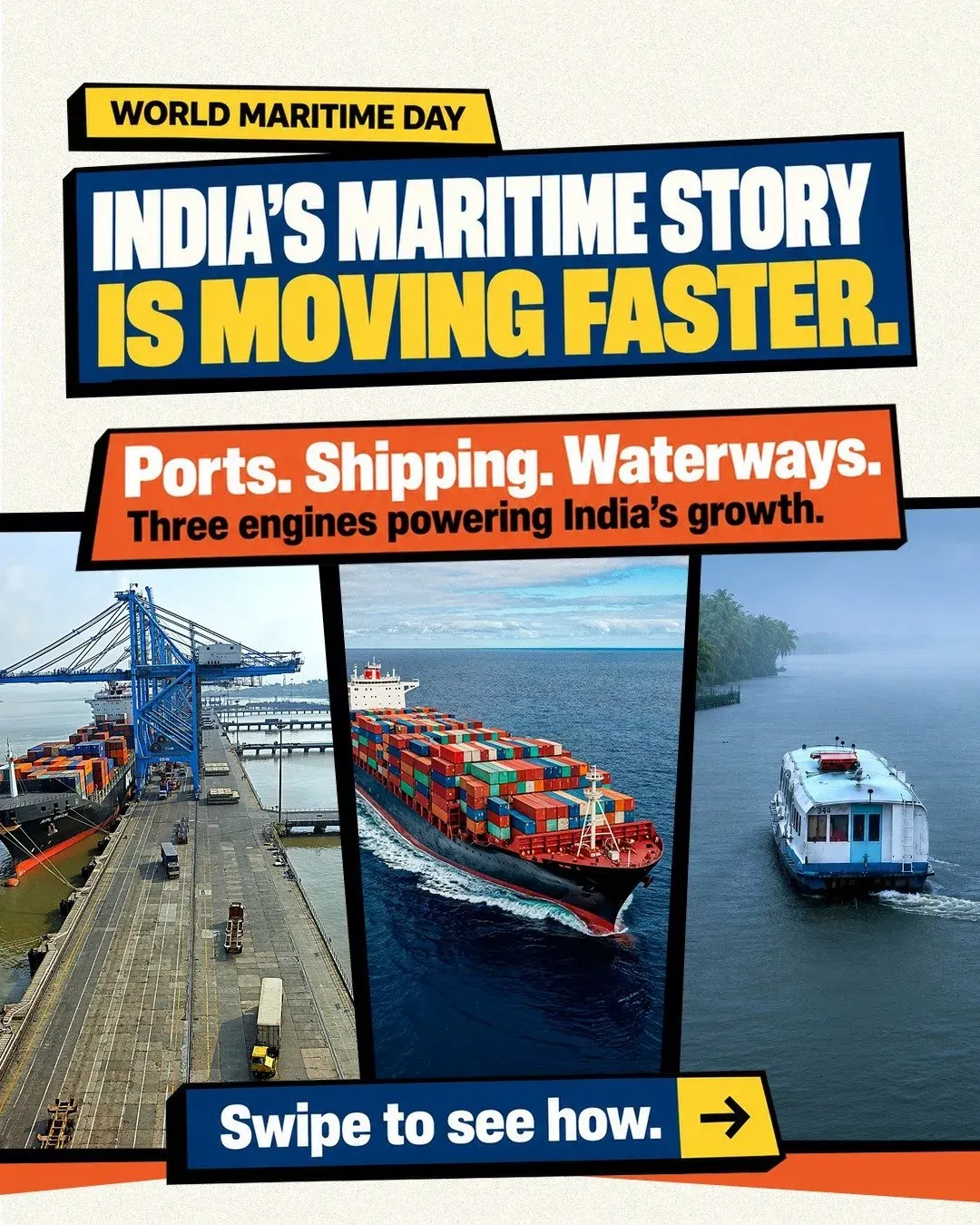 Sonowal Flags India's Maritime Rise on World Maritime Day