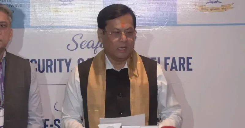 Sonowal Holds Media Interaction in Mumbai