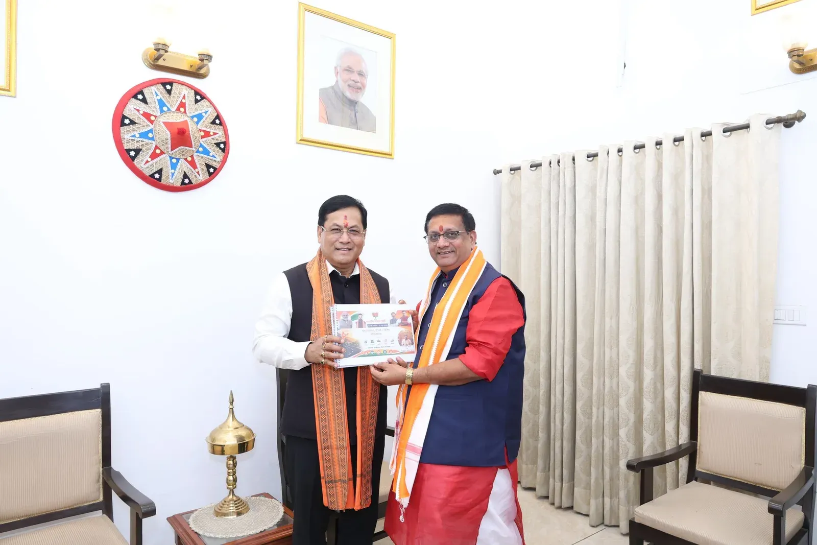 Sonowal Meets Bihar Minister on Waterways, Cruise Tourism