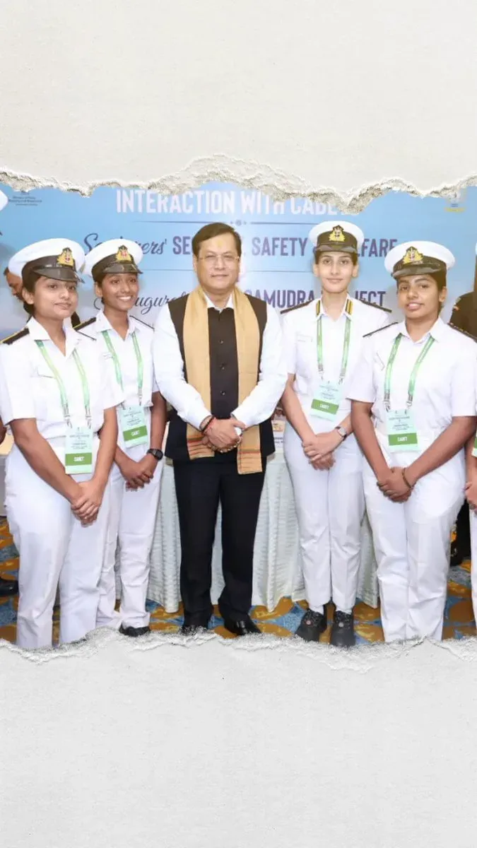 Sonowal Meets Seafaring Cadets, India's Future at Sea