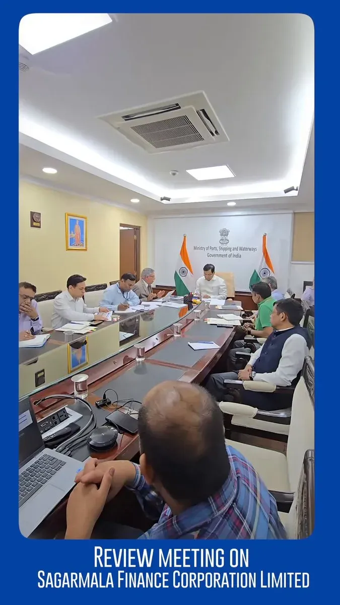 Sonowal Reviews SMFCL Progress, Maritime NBFC Crosses ₹10,700 Cr Sanctions