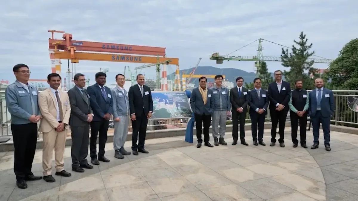 Sonowal visits Samsung Heavy Industries shipyard in South Korea