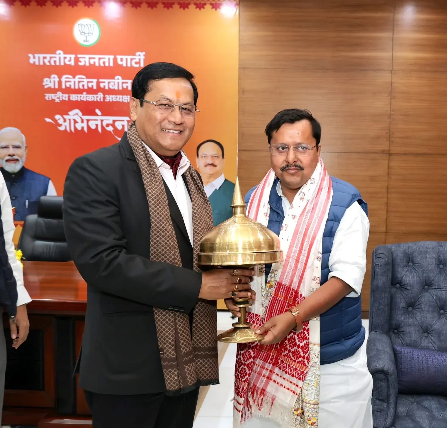 Sonowal Wishes BJP President Nitin Nabin on Birthday
