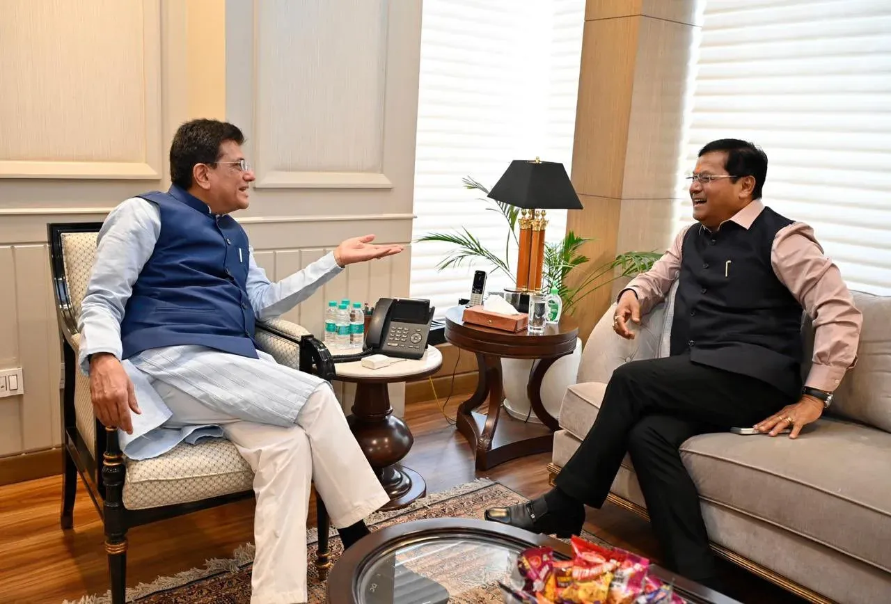 Sonowal Wishes Piyush Goyal on Birthday, Cites Trade Role
