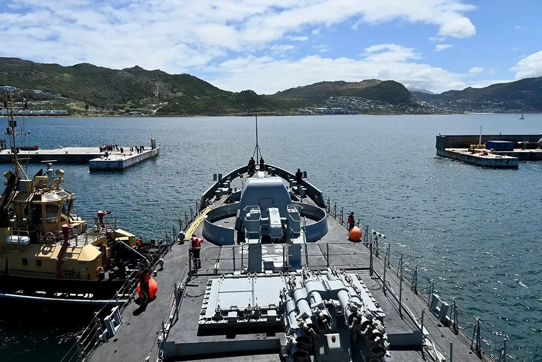 IBSAMAR IX concludes: INS Tarkash completes Simon's Town port call