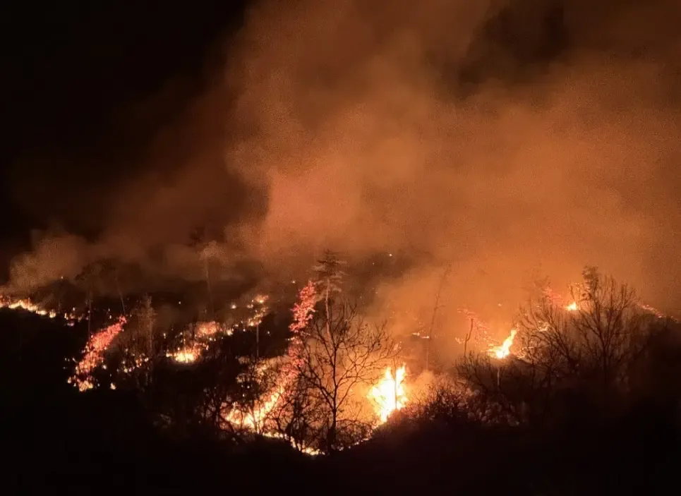 South Korea: Expanded Evacuation Orders as Firefighting Efforts Persist Against Sancheong Wildfire