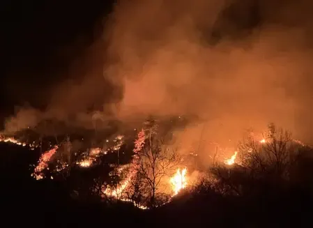 South Korea: Expanded Evacuation Orders as Firefighting Efforts Persist Against Sancheong Wildfire