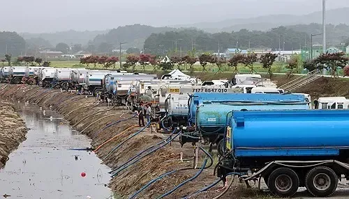 What Efforts is South Korea Making to Combat Water Shortages in Gangneung?