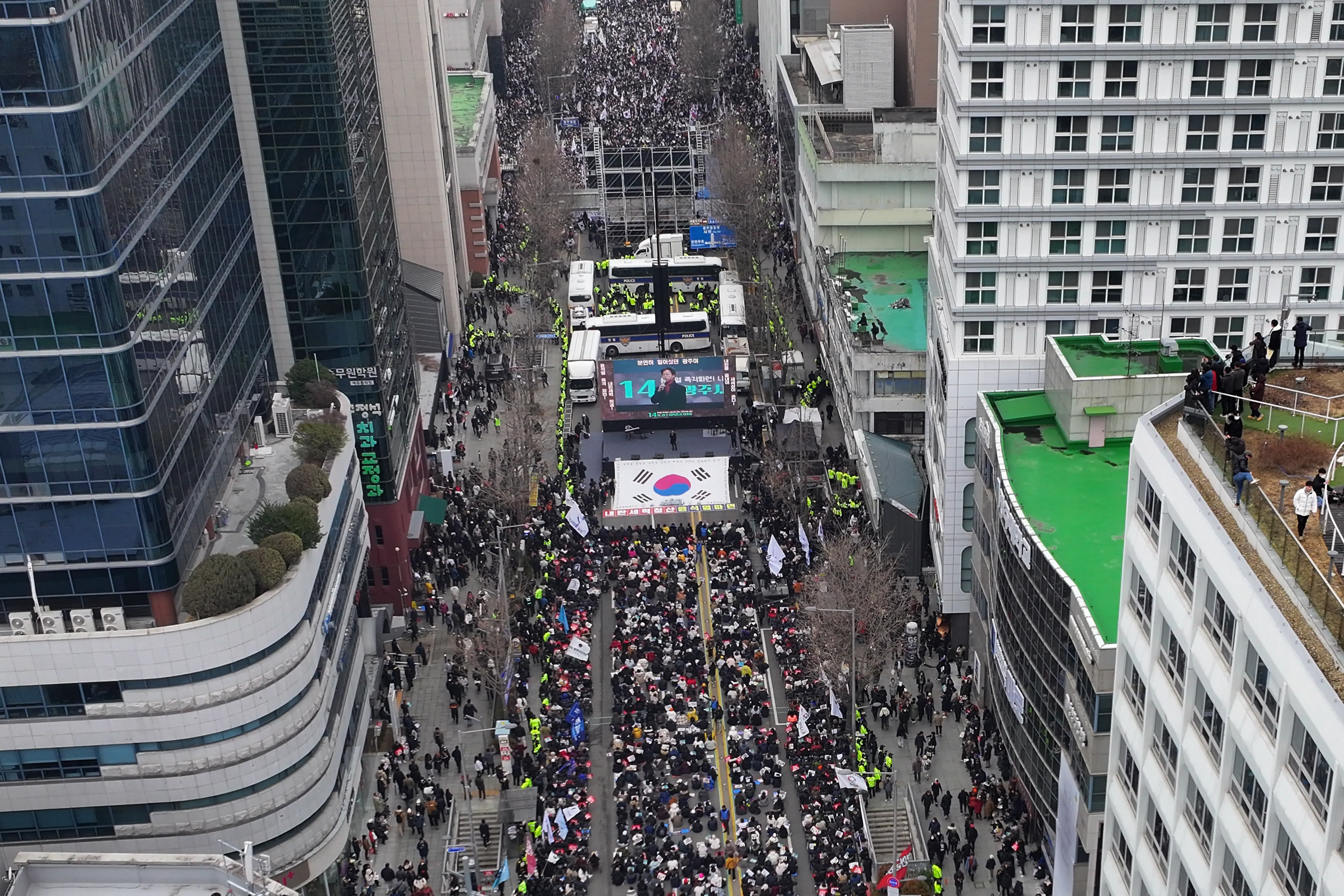 South Korea: Protests Erupt in Gwangju Over Yoon's Impeachment