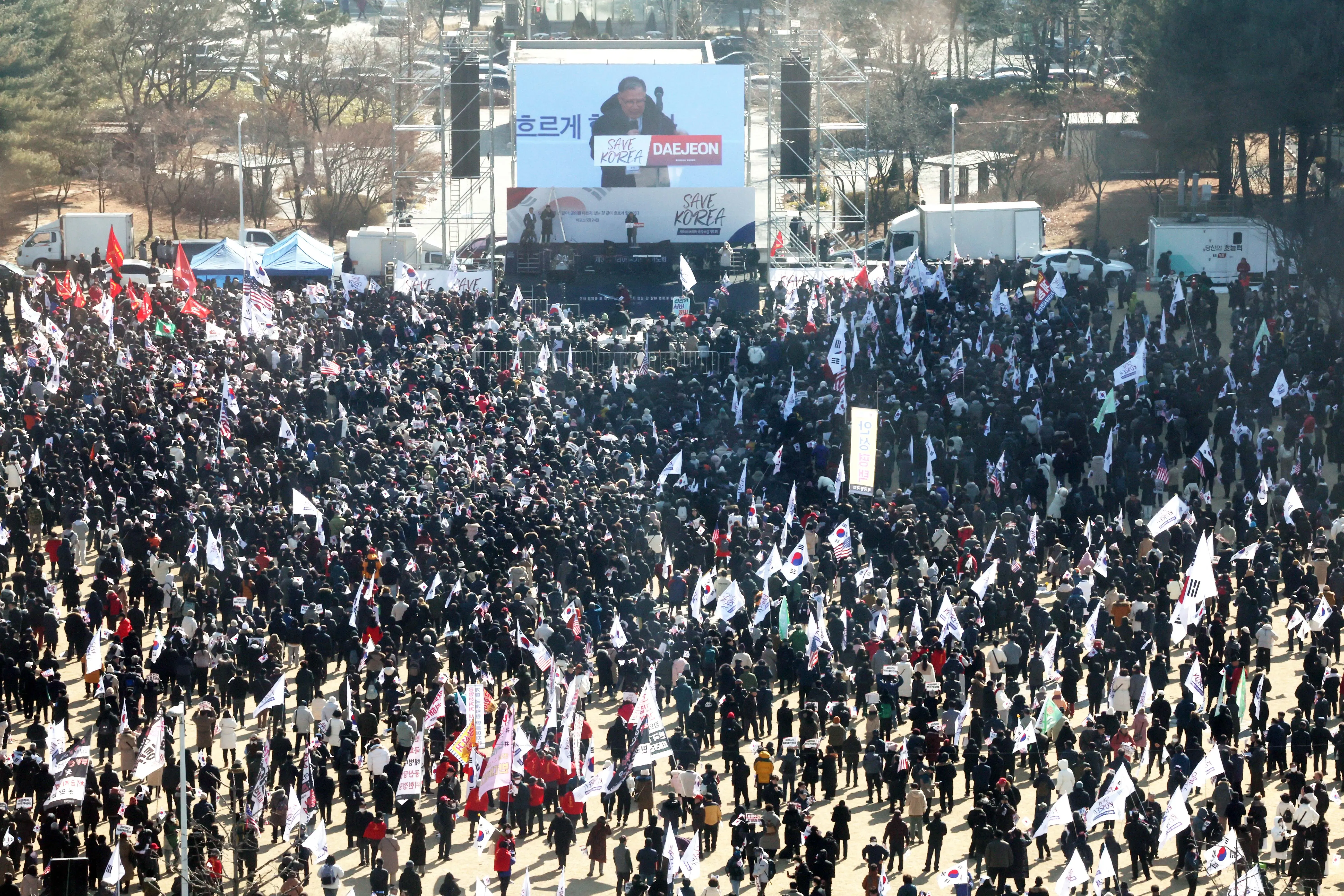 Nationwide Protests in South Korea Concerning Yoon's Impeachment Ahead of Final Hearing
