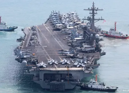 Trilateral Naval Exercises with USS Carl Vinson Involve South Korea, US, and Japan