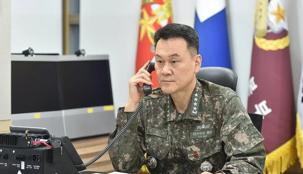What is the South Korean military chief doing to ensure naval readiness against North Korea?