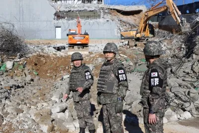 Has the South Korean military updated its land border rules in response to North Korean incursions?