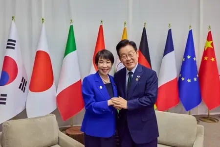 How Did South Korean President Lee Congratulate Japan's Takaichi on Her Electoral Success?