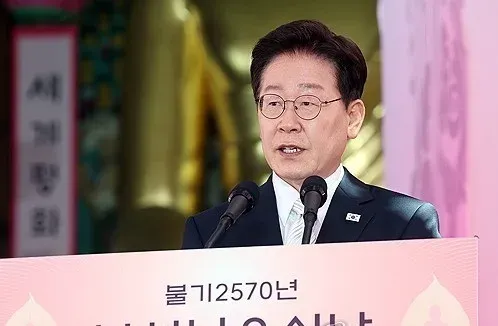 South Korea's Lee Jae Myung pledges 'life-saving' govt at Buddha's Birthday