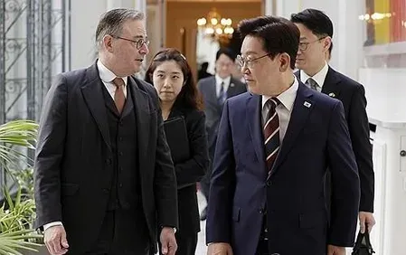 South Korean President Lee Jae Myung heads to Italy after Brussels talks with EU, Belgium