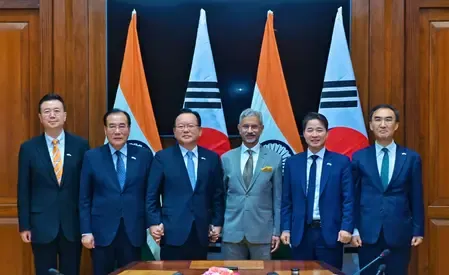 What Did Special Envoys of South Korean President Discuss with EAM Jaishankar in New Delhi?