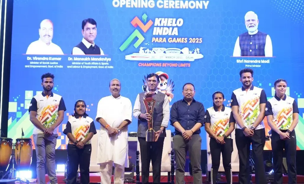 Mansukh Mandaviya Inaugurates 2nd Khelo India Para Games