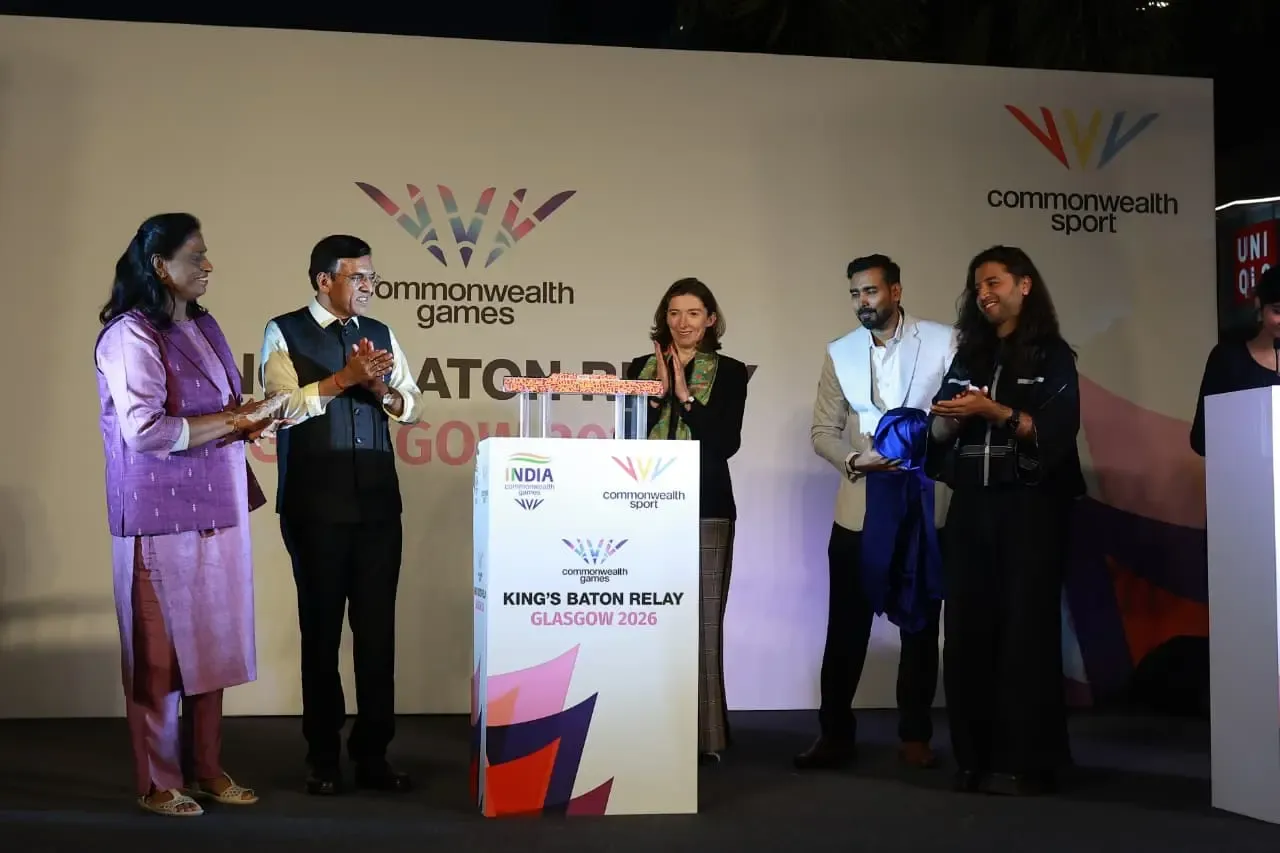 Did Sports Minister Dr. Mandaviya Launch the King’s Baton Relay for Glasgow 2026 Commonwealth Games?
